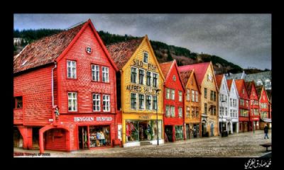 Brygge The old wharf of Bergen,Norway